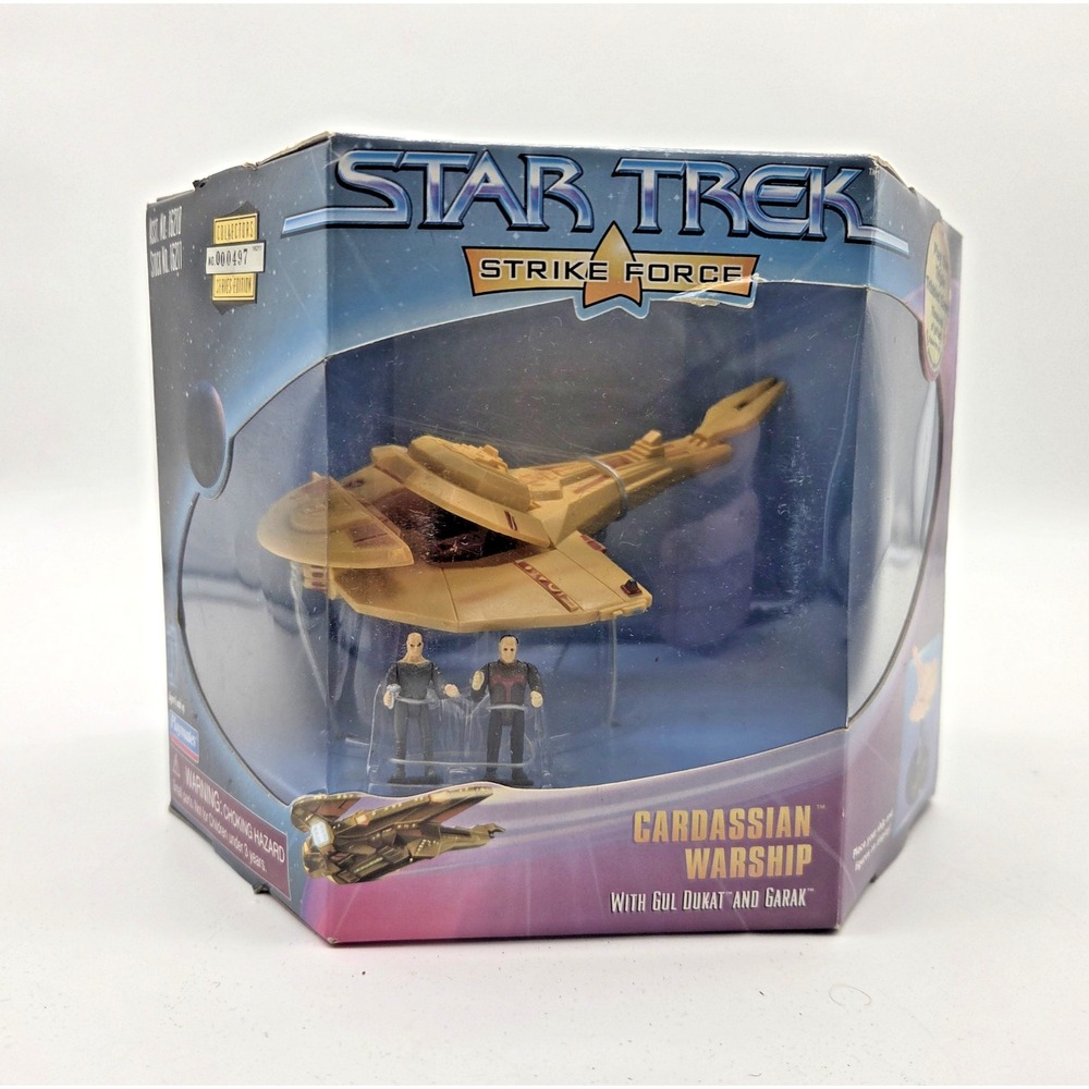 Star Trek Strike Force No. 000497 Cardassian Warship W/ Gulf Dukat & Garak Mini